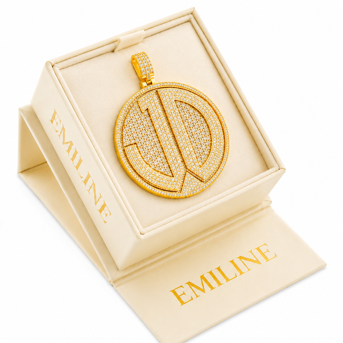Peace Sign Custom Diamond Pendant