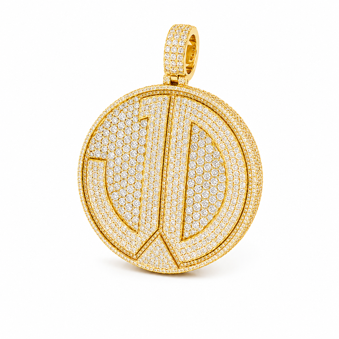 Peace Sign Custom Diamond Pendant