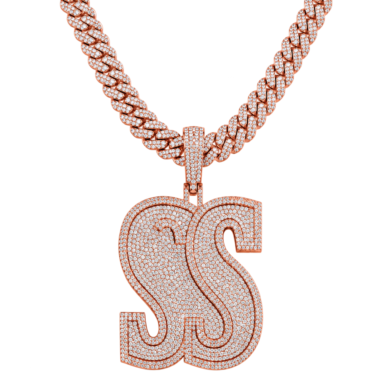 Double S Monogram Pendant