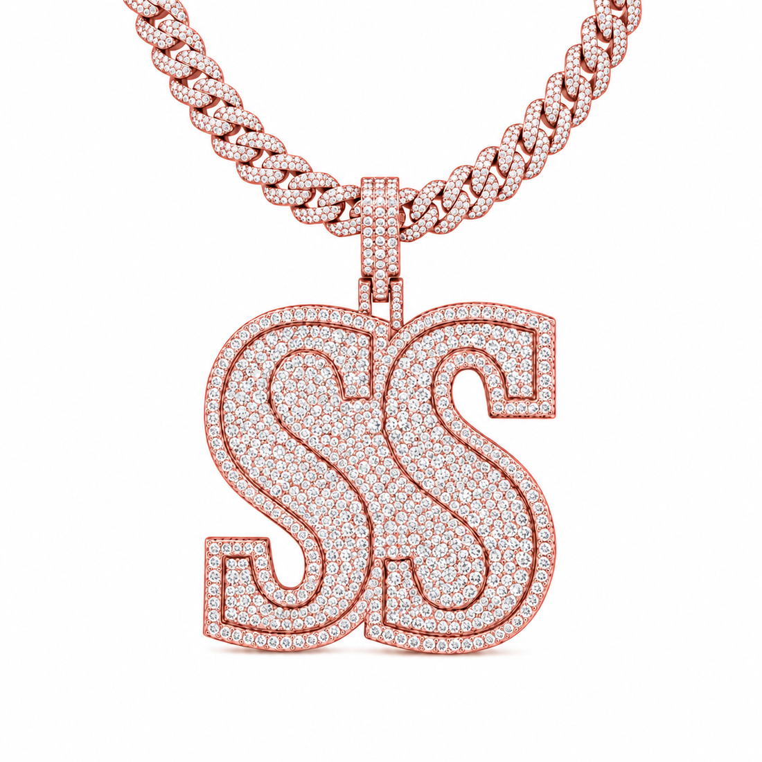 Double S Monogram Pendant