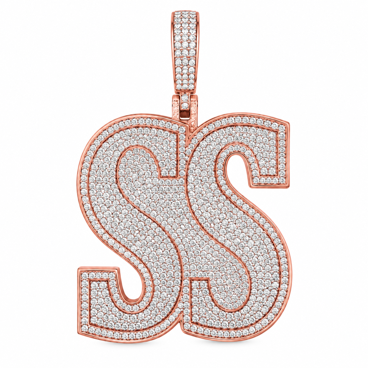 Double S Monogram Pendant
