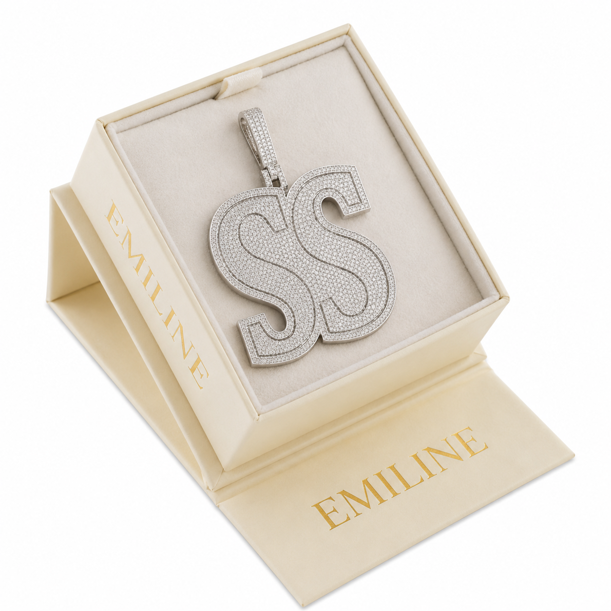 Double S Monogram Pendant