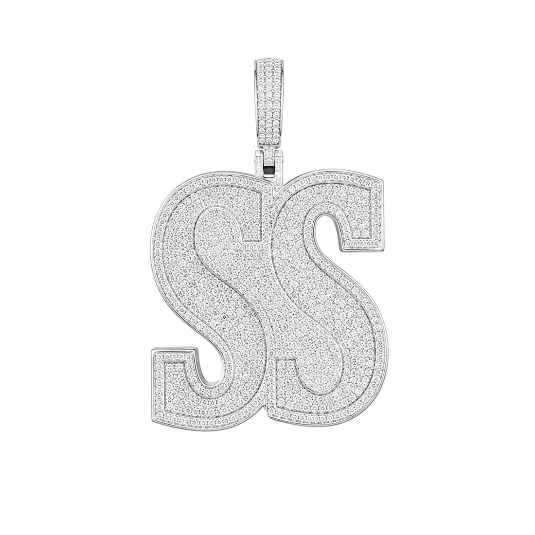 Double S Monogram Pendant
