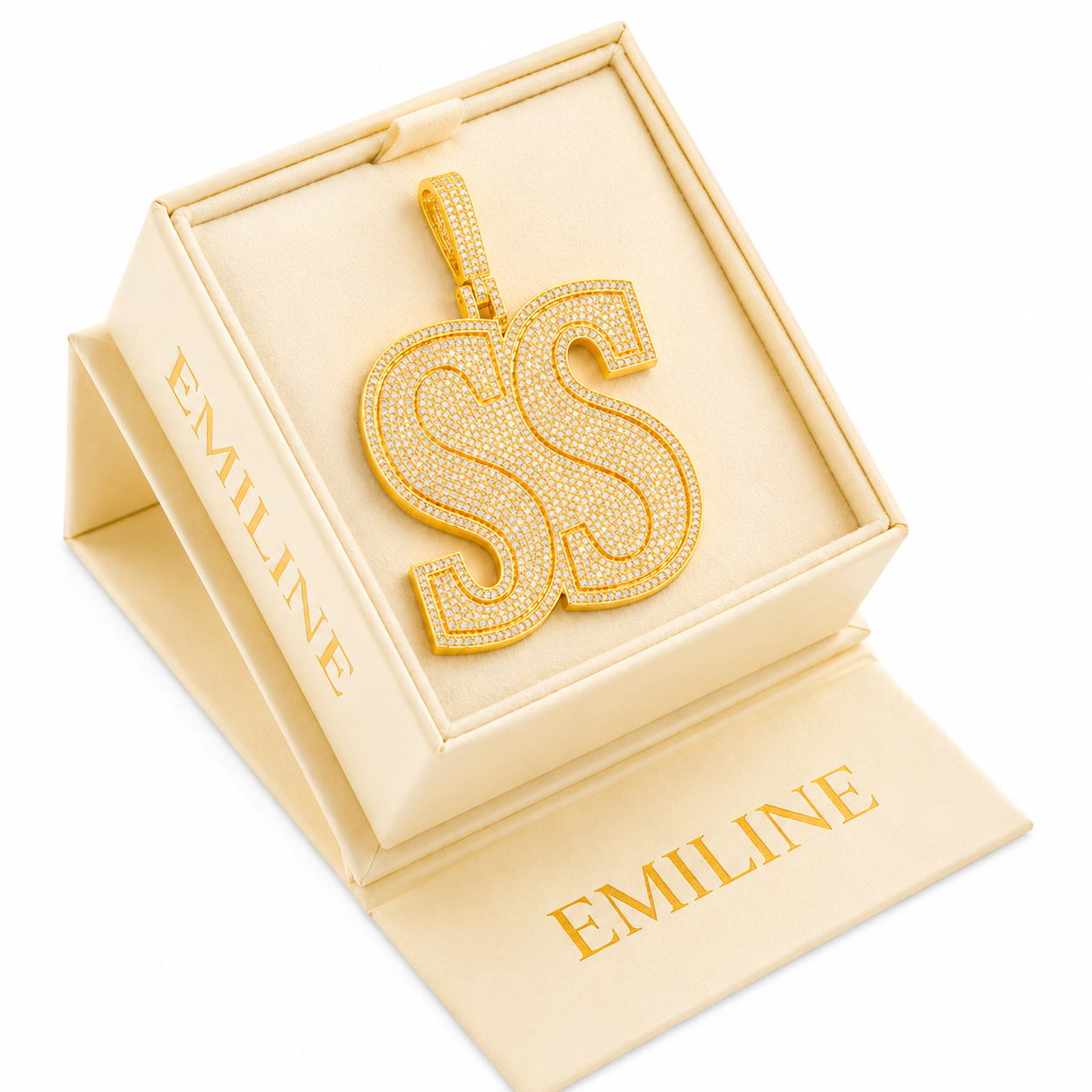 Double S Monogram Pendant