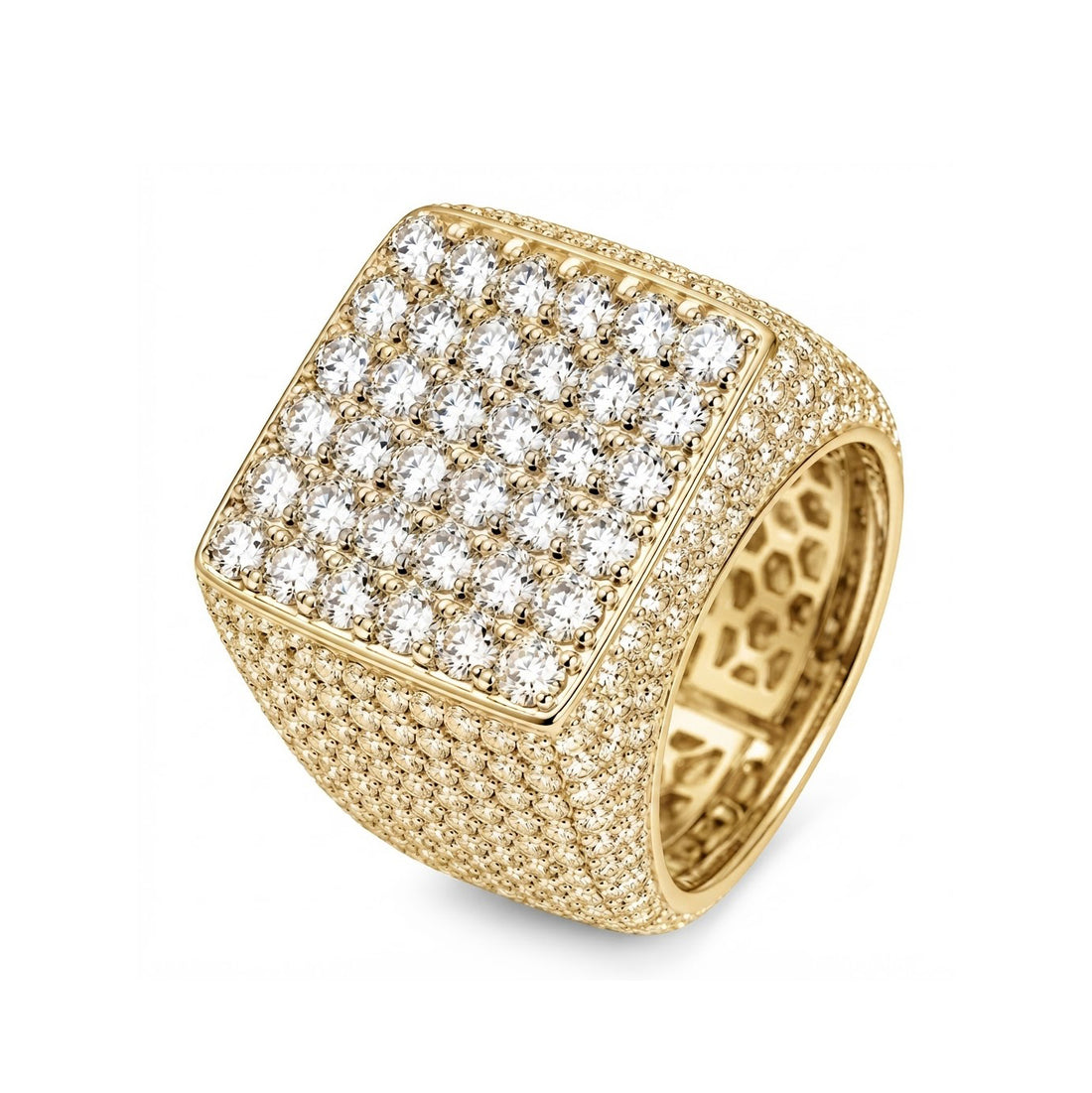 Moissanite Chunky Pinky Ring