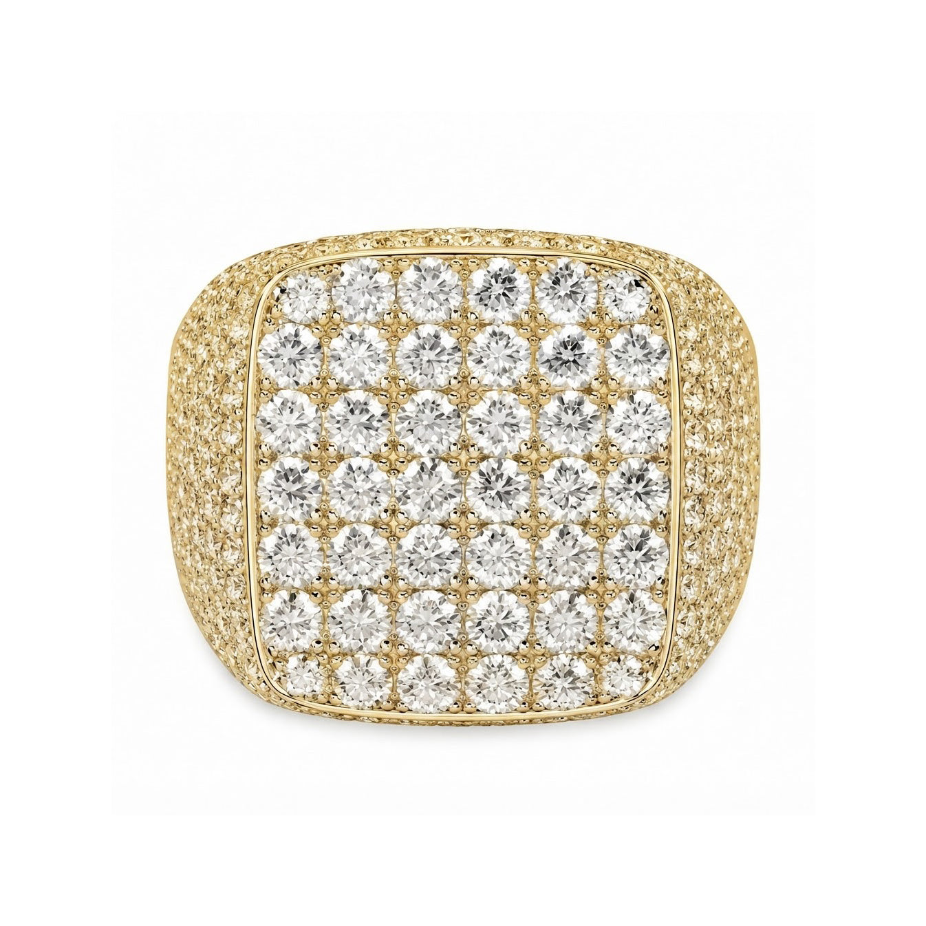 Moissanite Chunky Pinky Ring