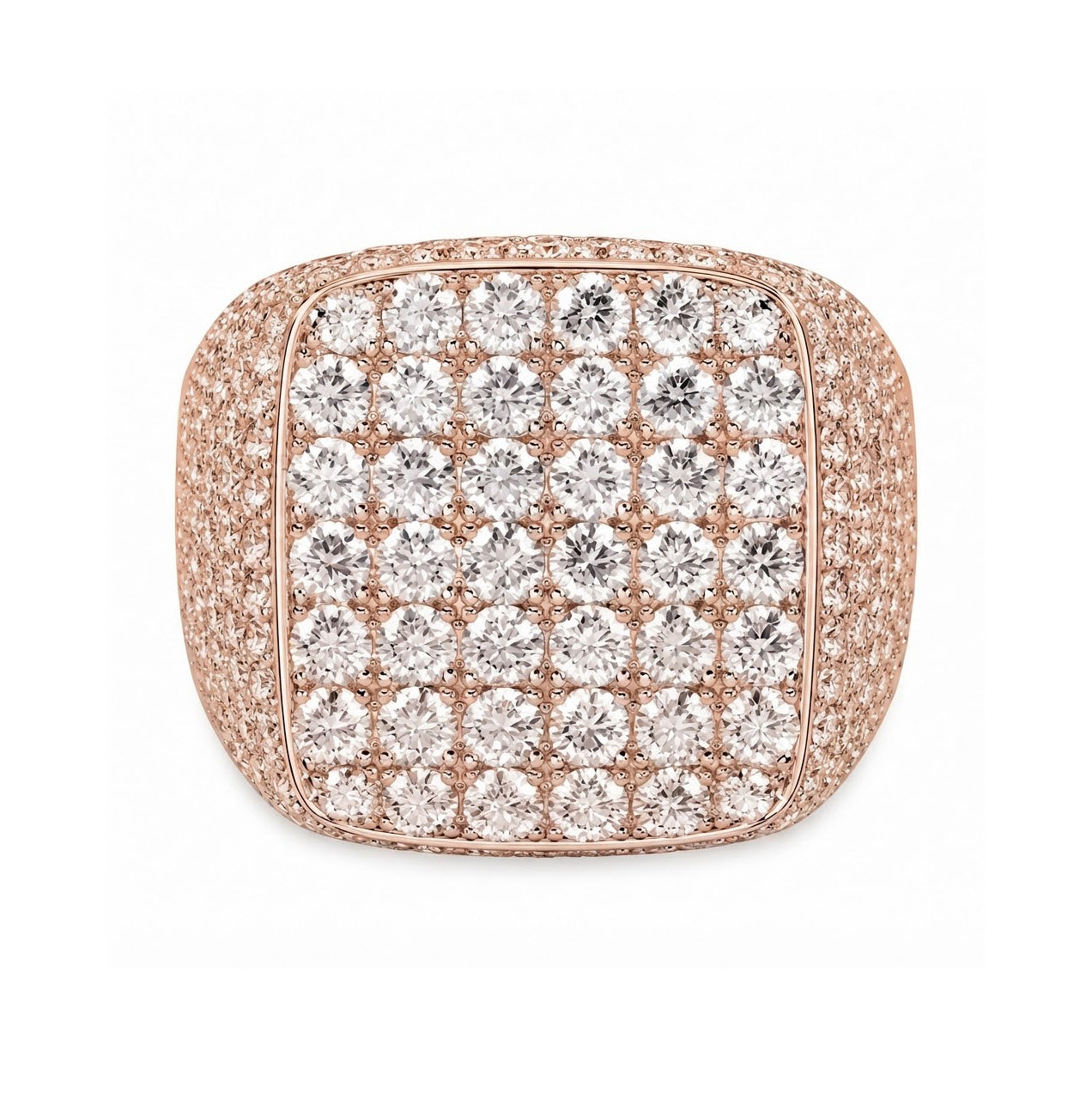 Moissanite Chunky Pinky Ring