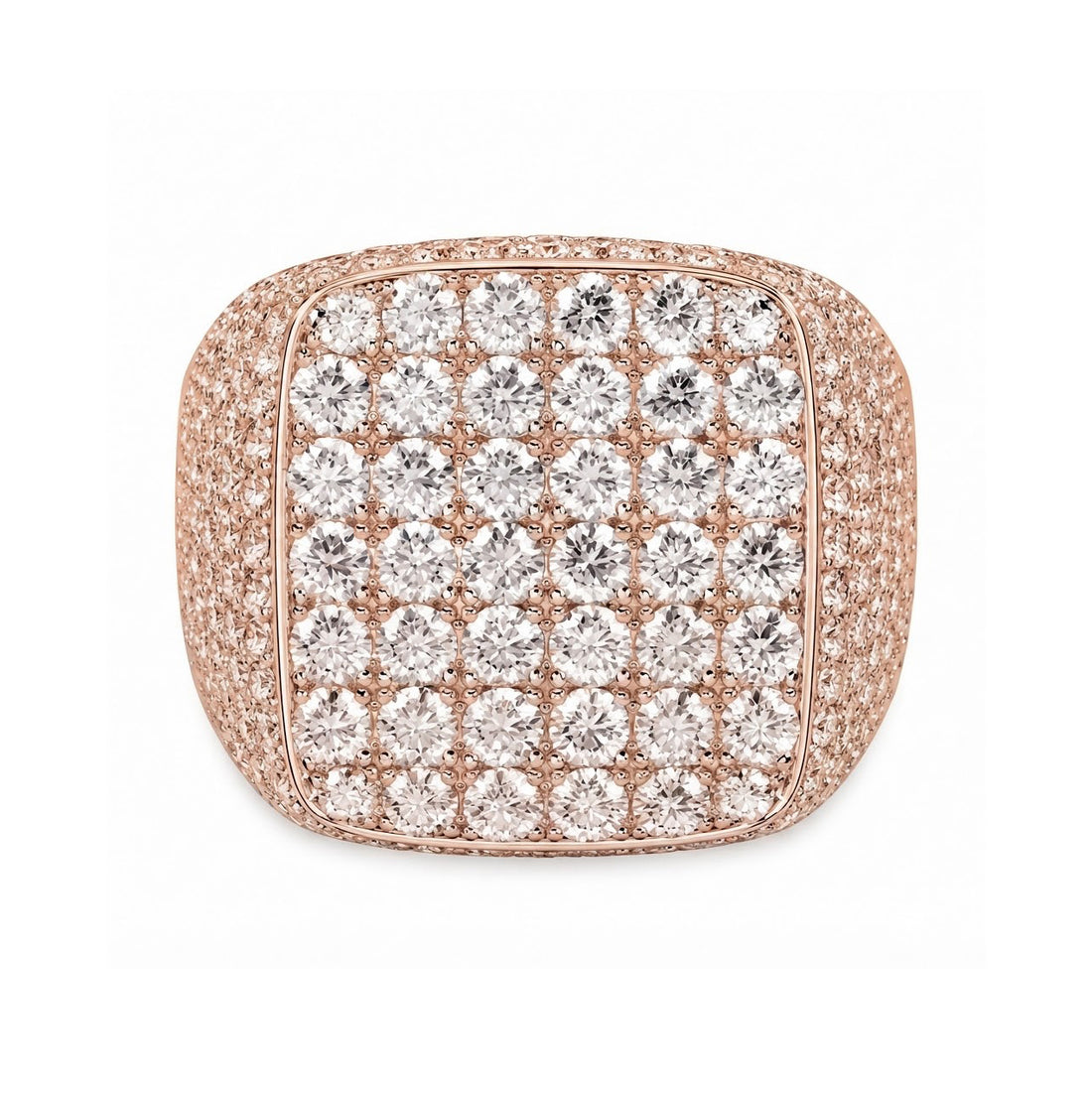 Moissanite Chunky Pinky Ring