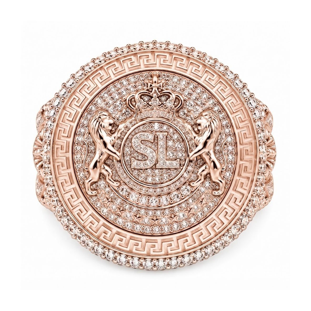 Moissanite Royal Crest Ring