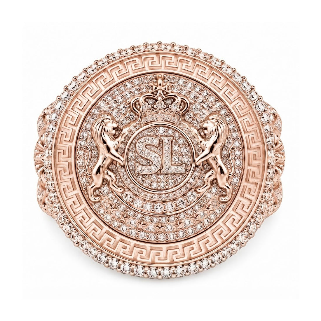 Moissanite Royal Crest Ring