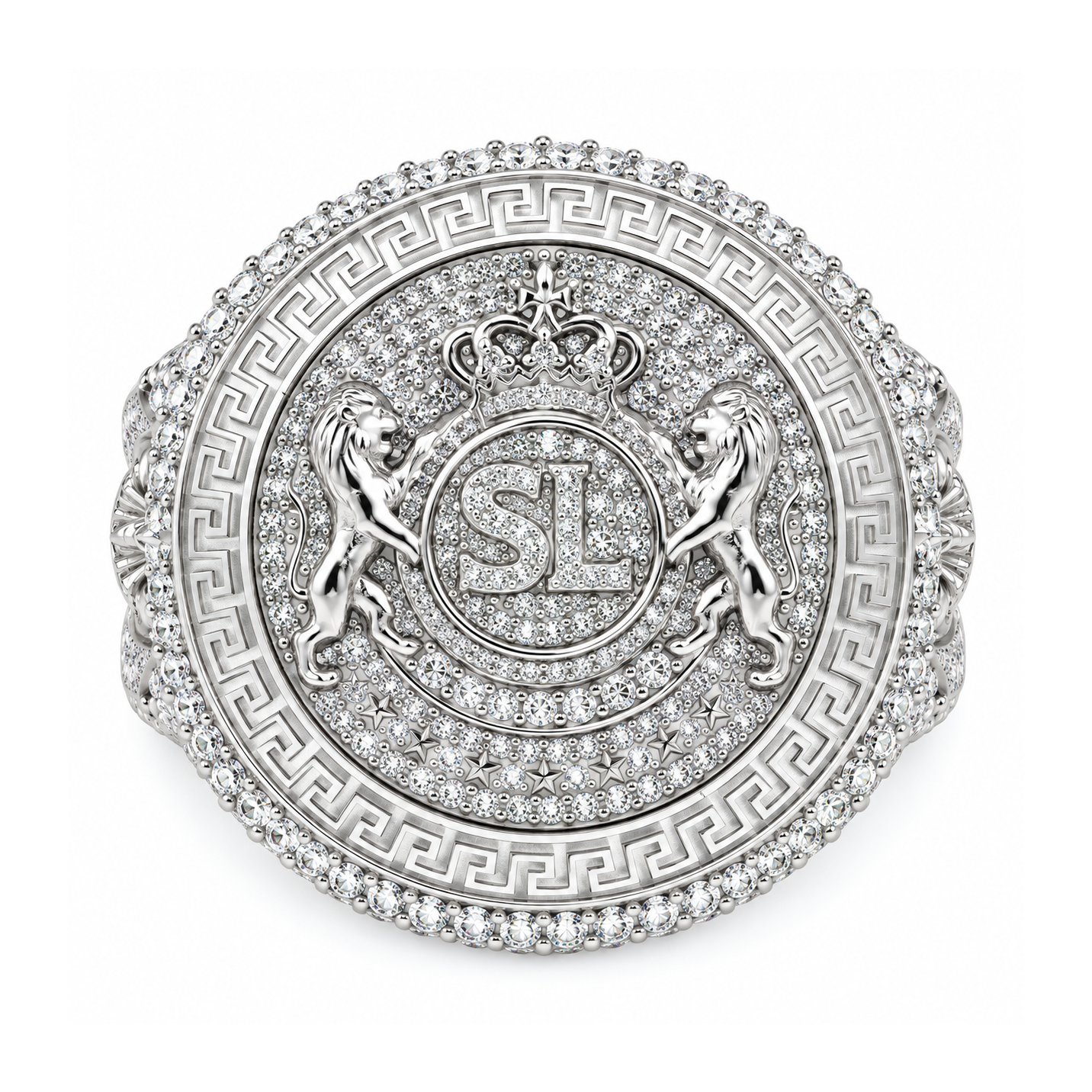 Moissanite Royal Crest Ring