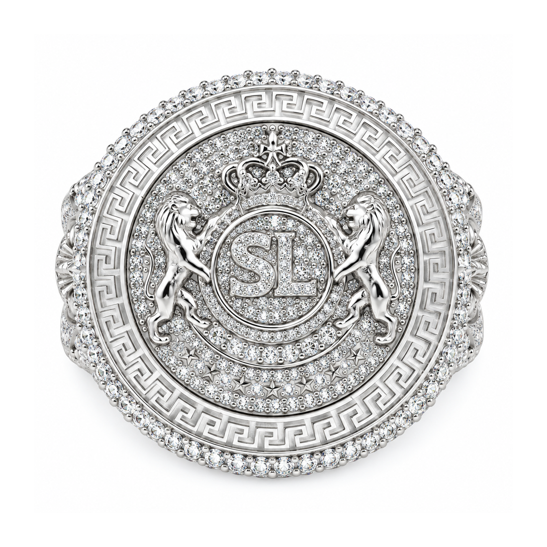 Moissanite Royal Crest Ring
