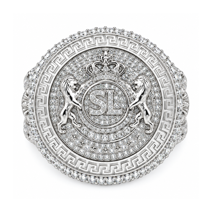 Moissanite Royal Crest Ring