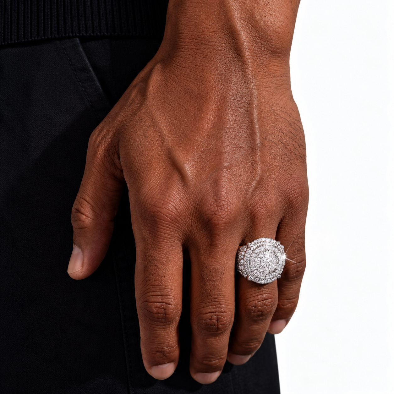 Moissanite Royal Crest Ring