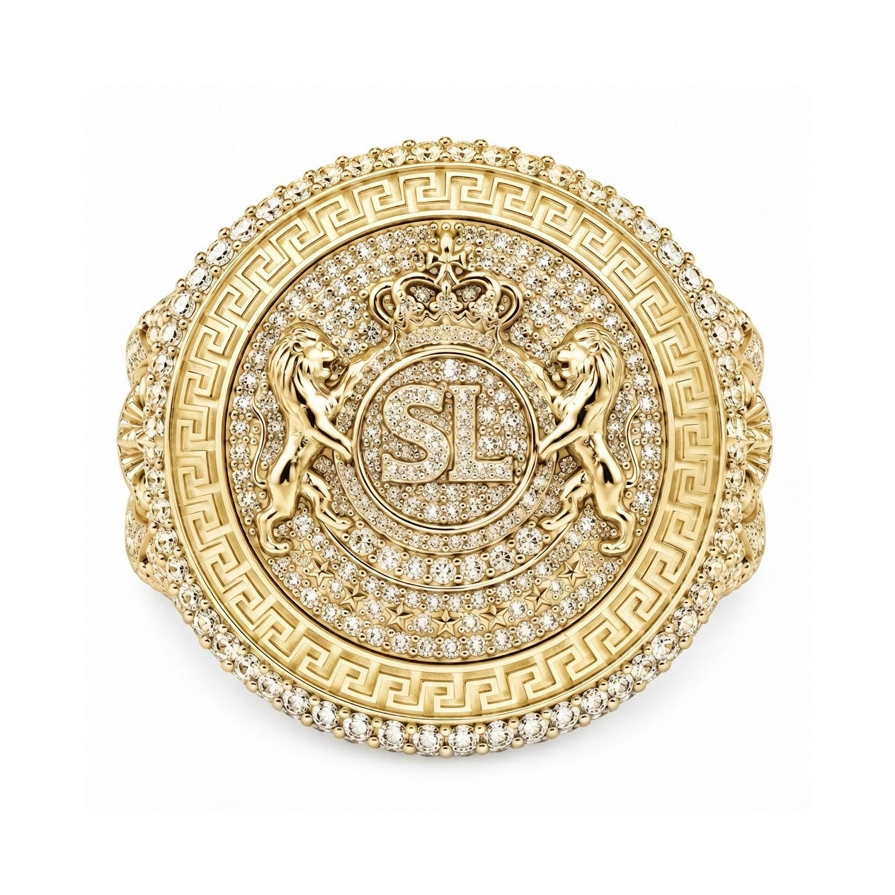 Moissanite Royal Crest Ring