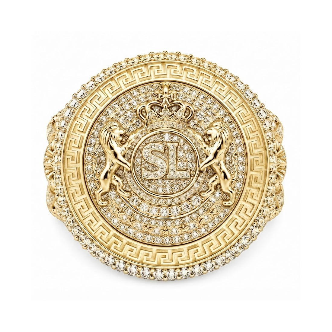 Moissanite Royal Crest Ring