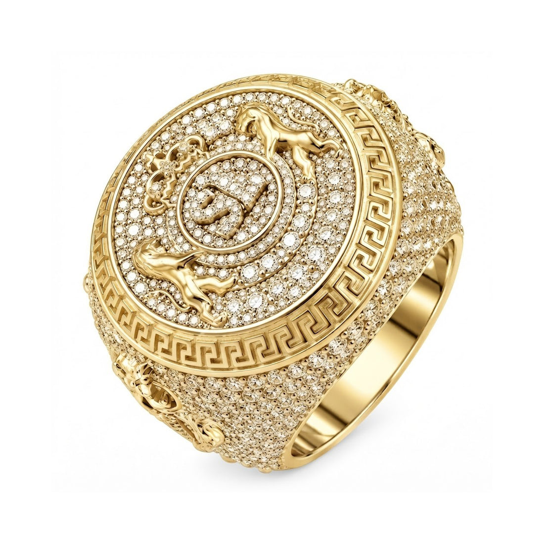 Moissanite Royal Crest Ring