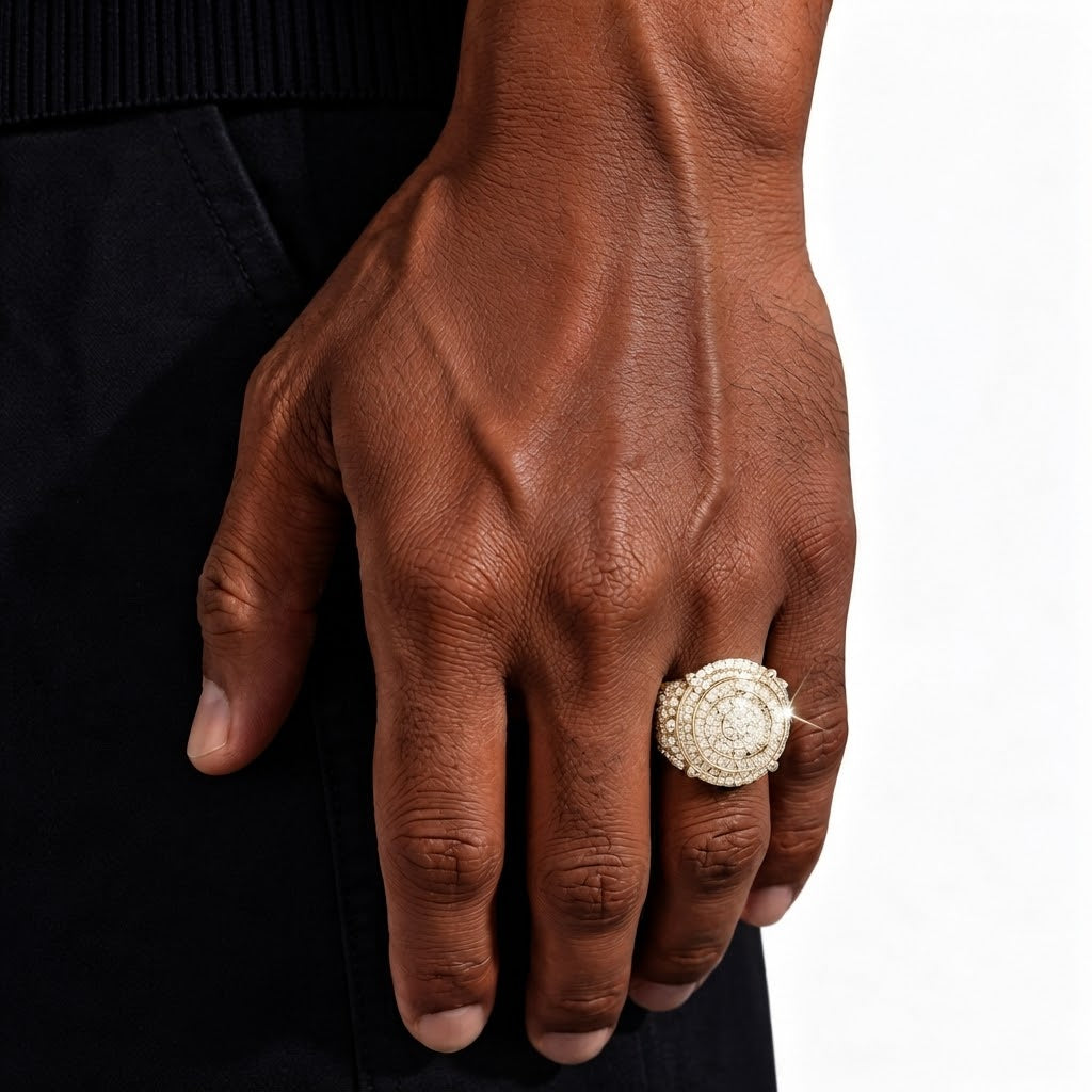 Moissanite Royal Crest Ring