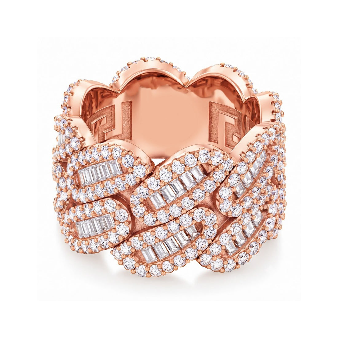 Moissanite Diamond Miami Cuban Link Ring