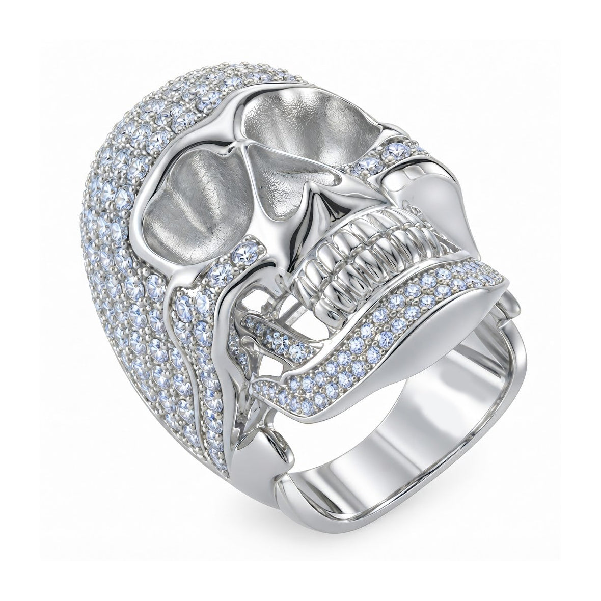 Skull Diamond Ring