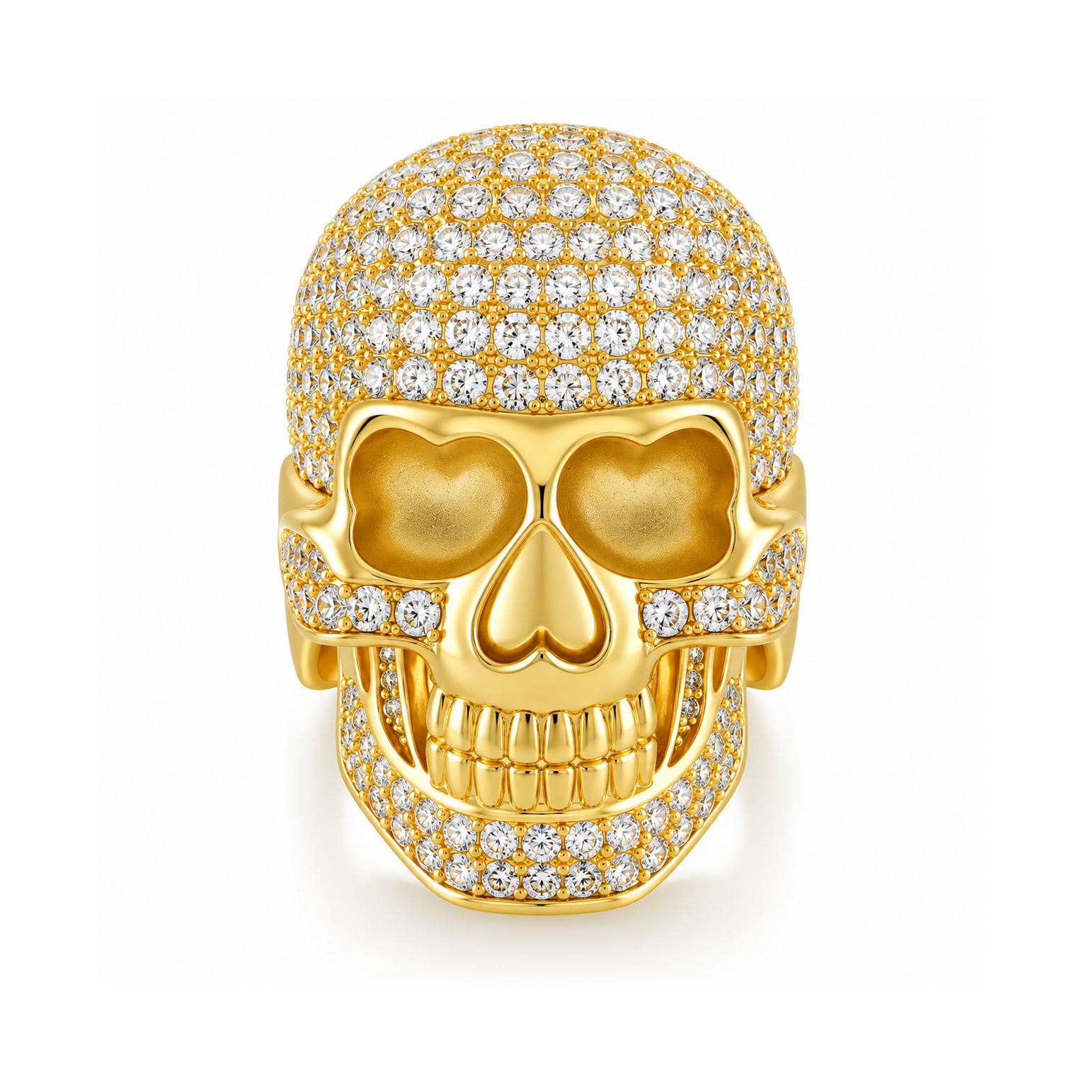 Skull Diamond Ring