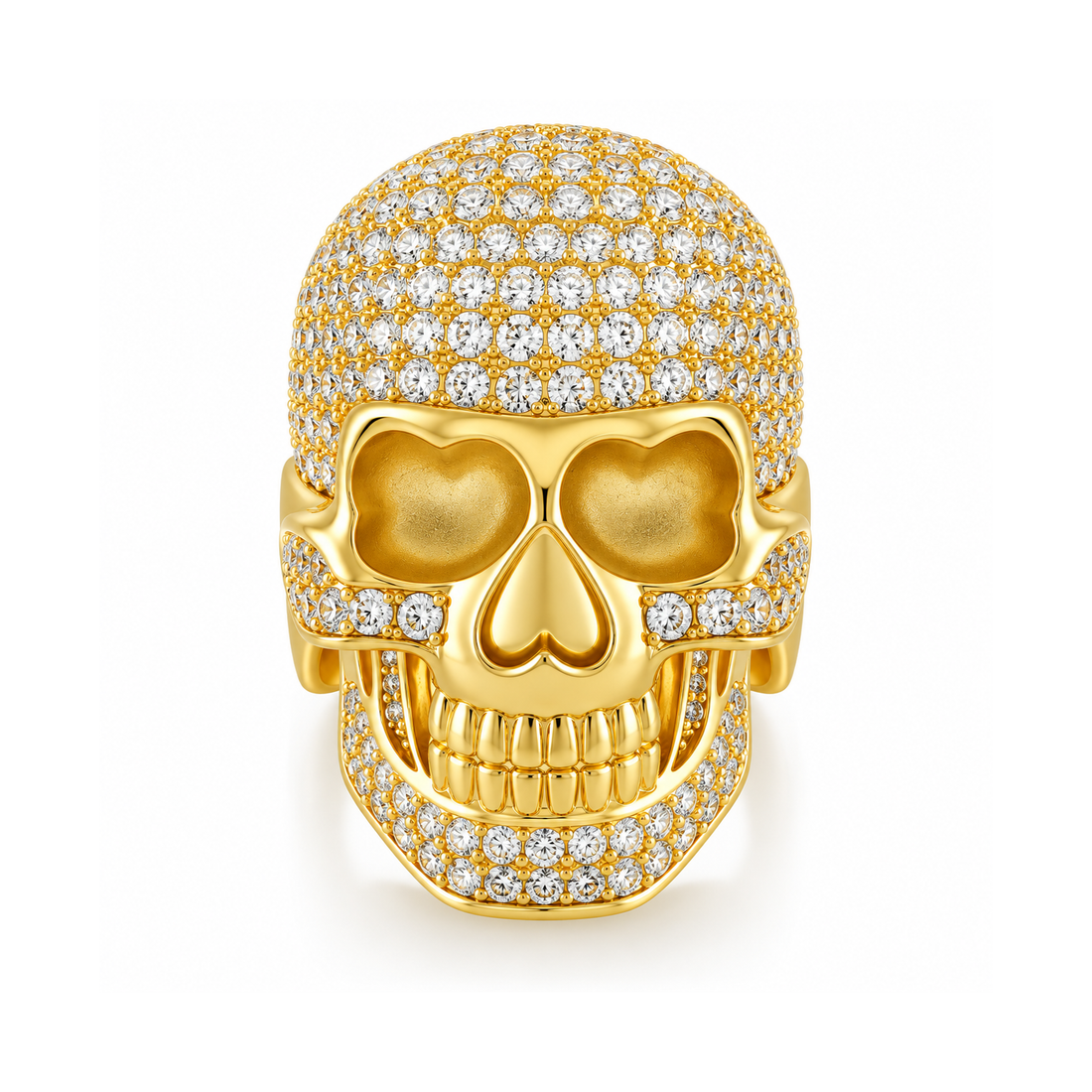 Skull Diamond Ring