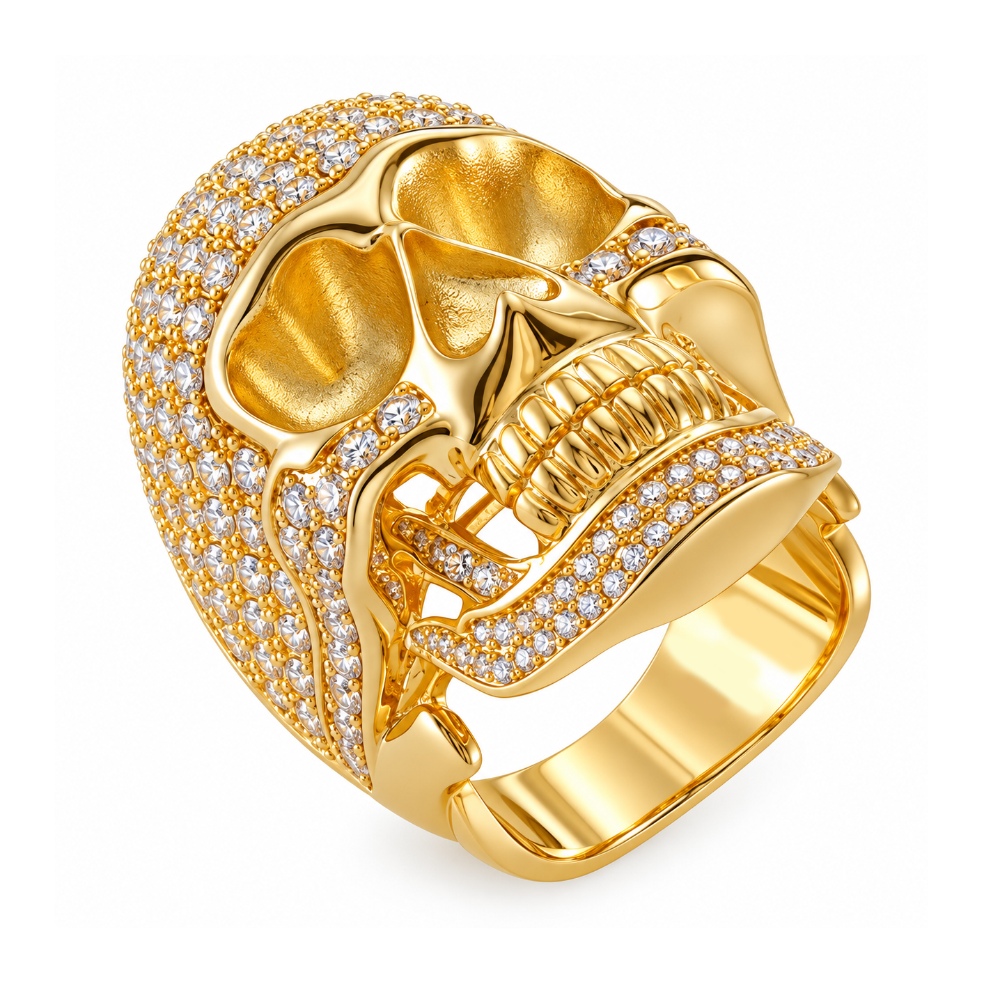 Skull Diamond Ring