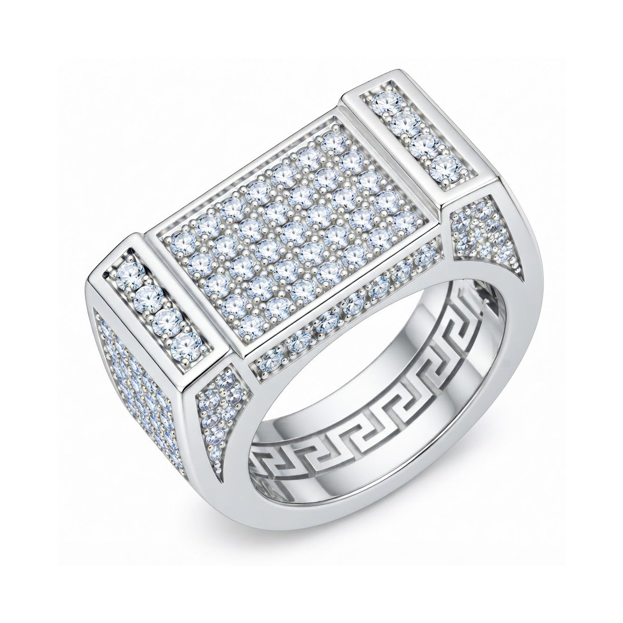 Rectangle Shape Diamond Ring
