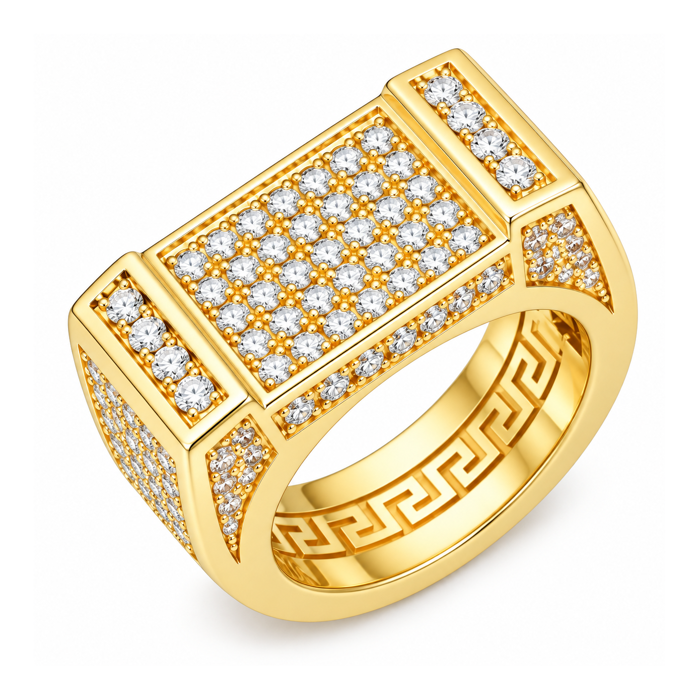 Rectangle Shape Diamond Ring