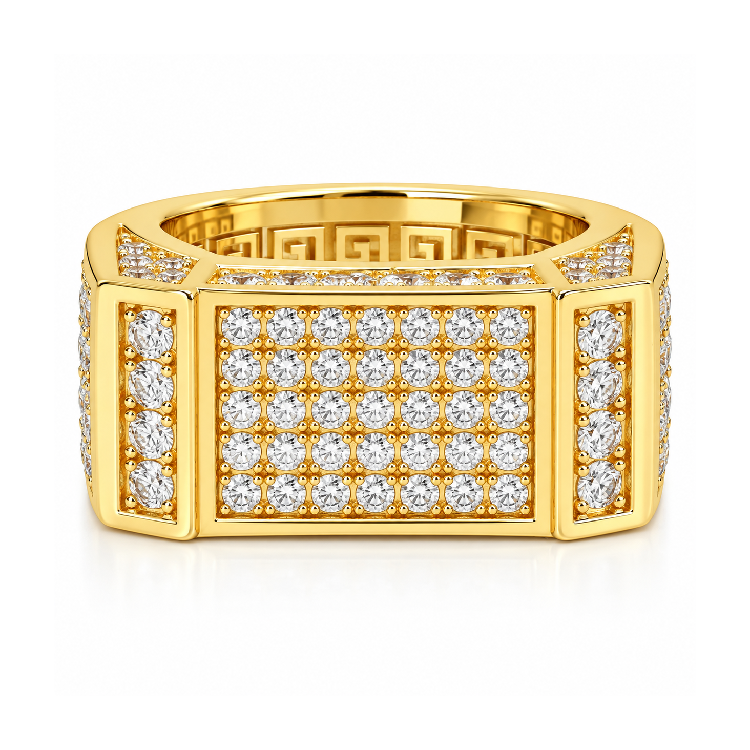 Rectangle Shape Diamond Ring