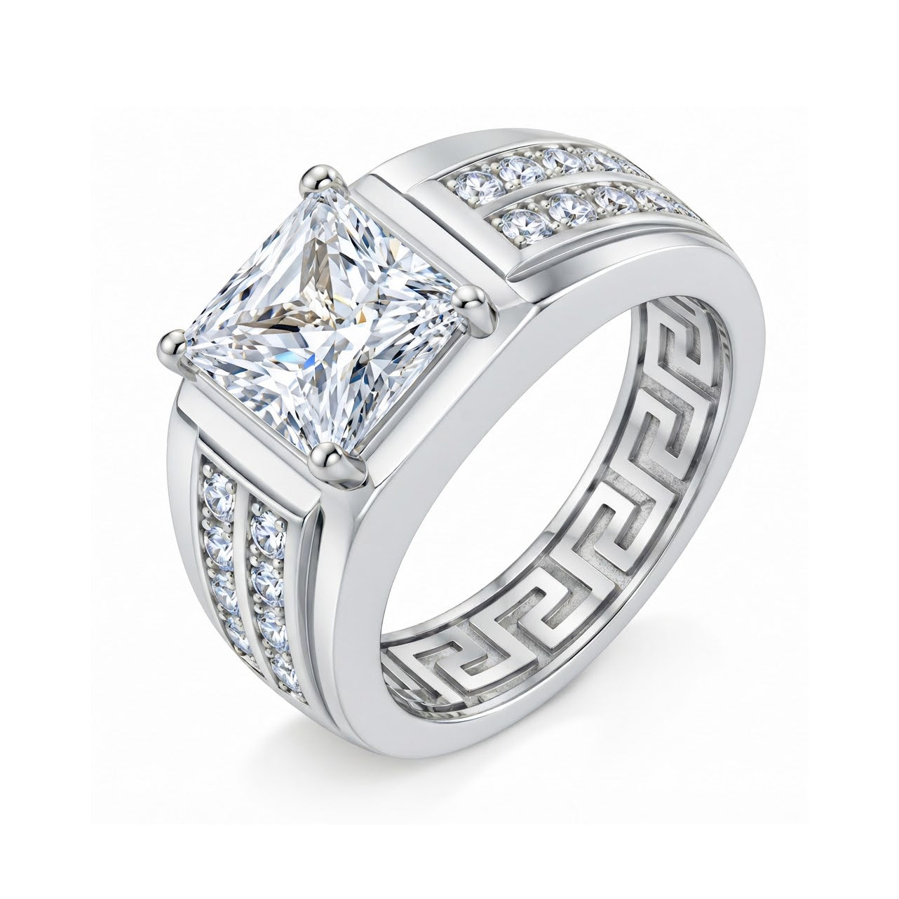 Princess-Cut Signet Ring