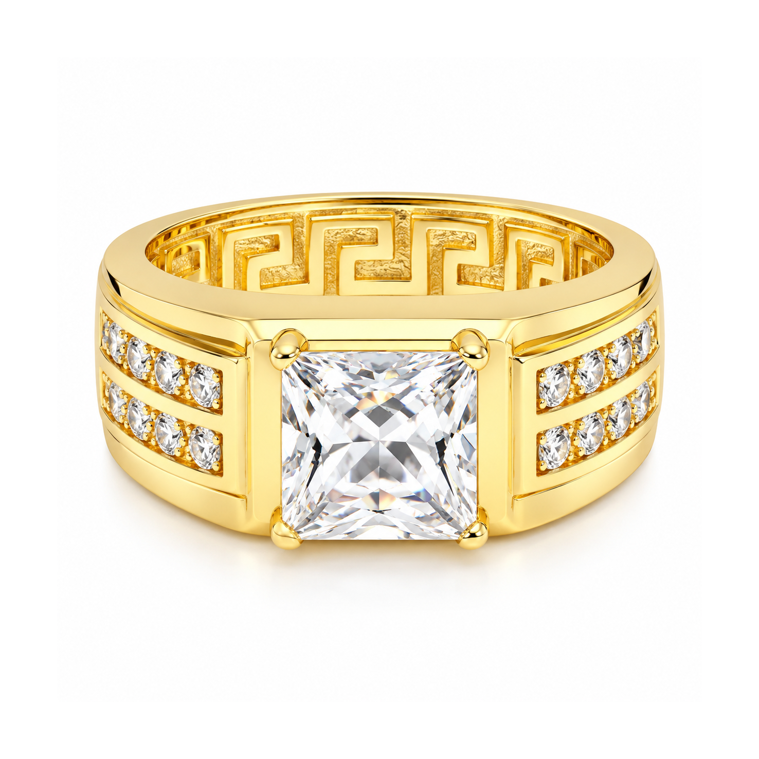 Princess-Cut Signet Ring