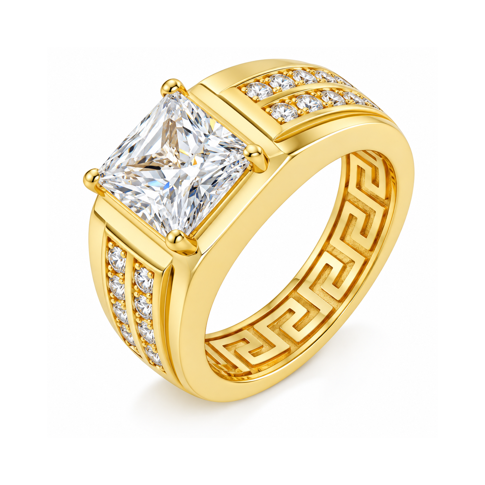 Princess-Cut Signet Ring