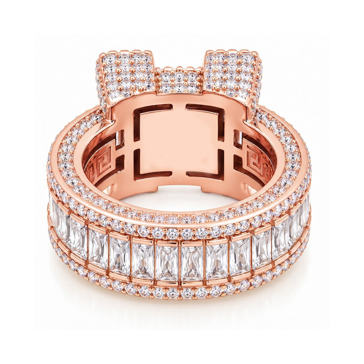 Baguette Cut Square Shape Diamond Ring