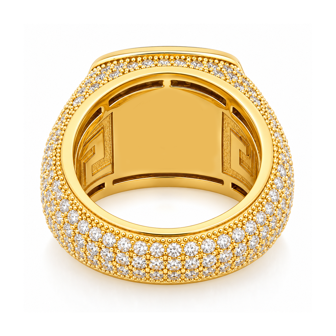 Platform Square Shape Diamond Ring