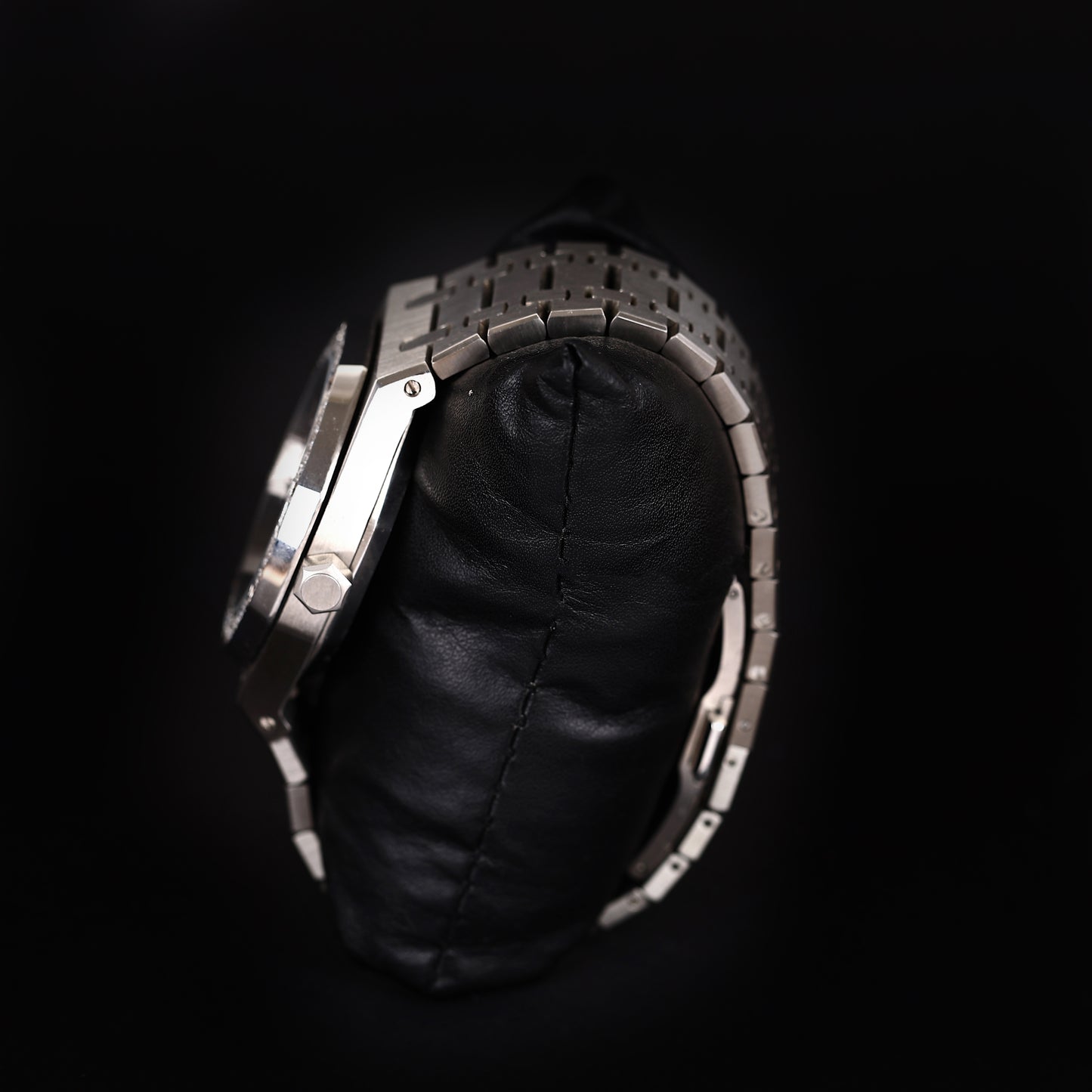 luxury wristwatch with exposed gears and diamond style bezel